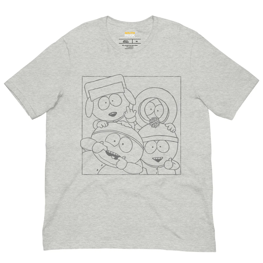 South Park Boys Outline Unisex T-Shirt