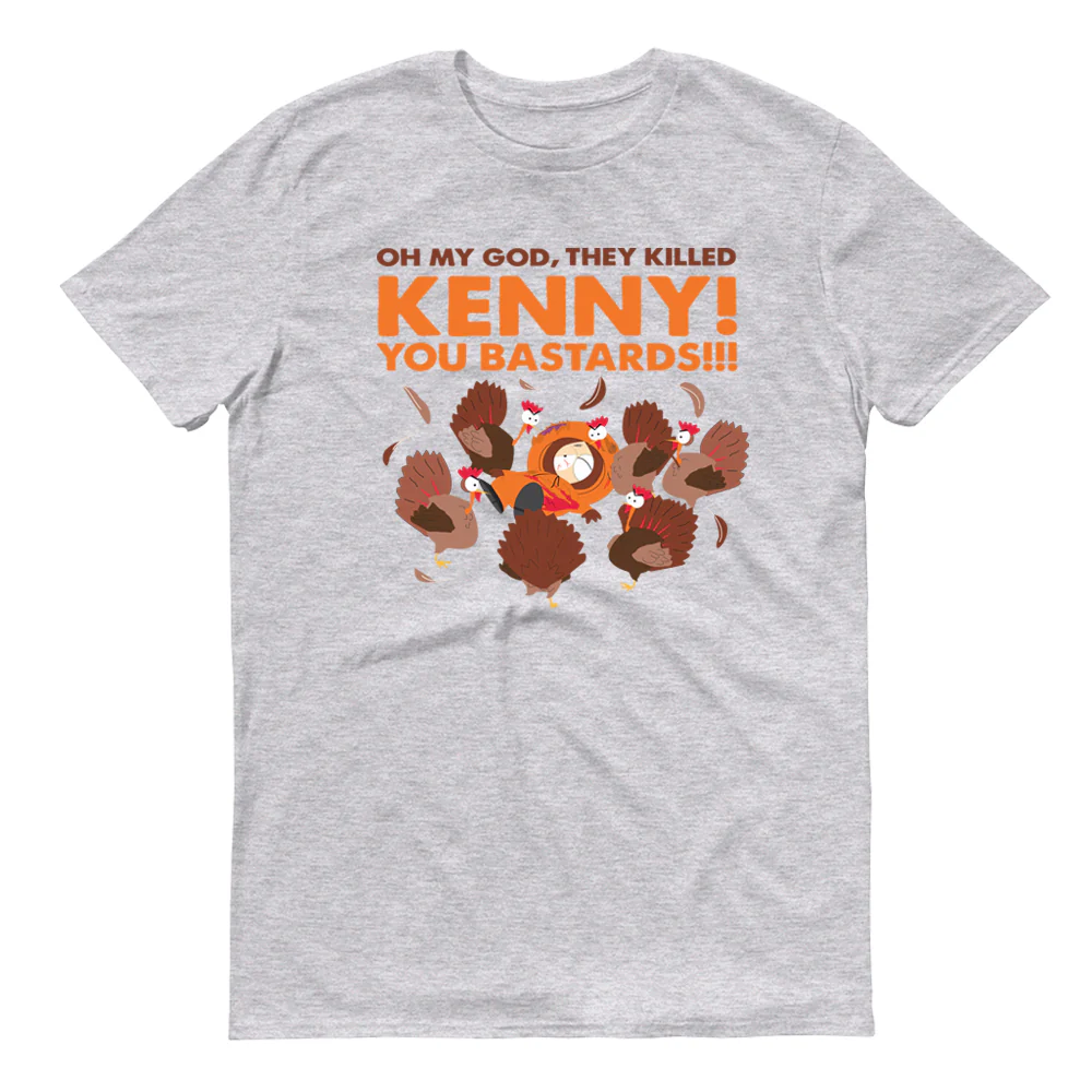 South Park Oh My God Kenny Adult Short Sleeve T-Shirt