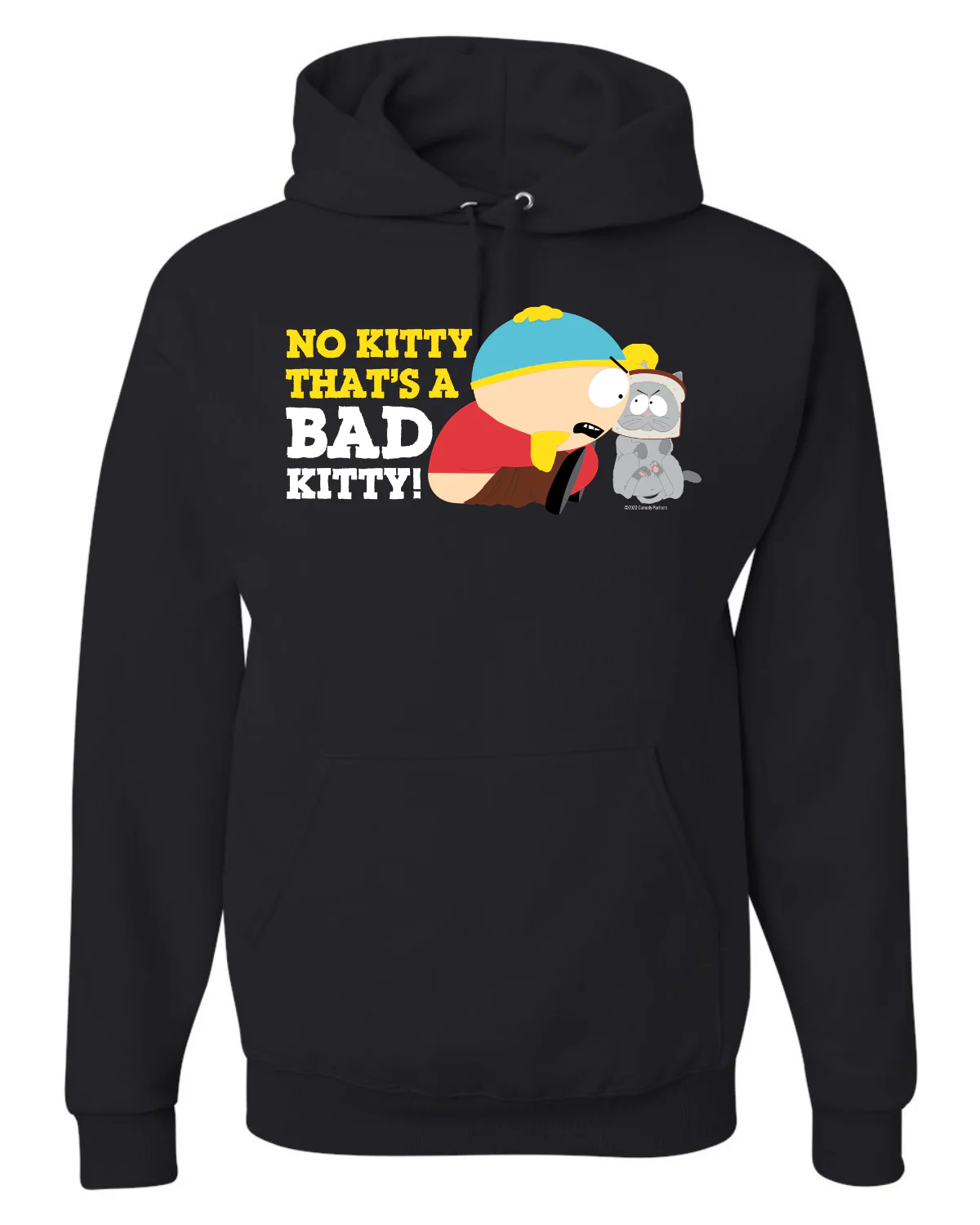 South Park Cartman Bad Kitty Fleece Hooded Sweatshirt