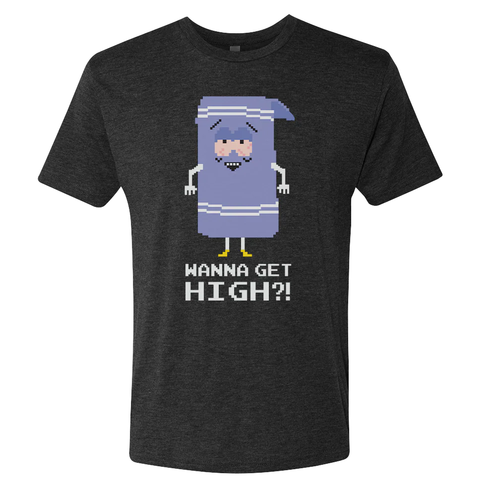 South Park Towelie Wanna Get High Men's Tri-Blend T-Shirt