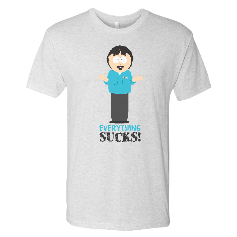 South Park Randy Everything Sucks Men's Tri-Blend T-Shirt