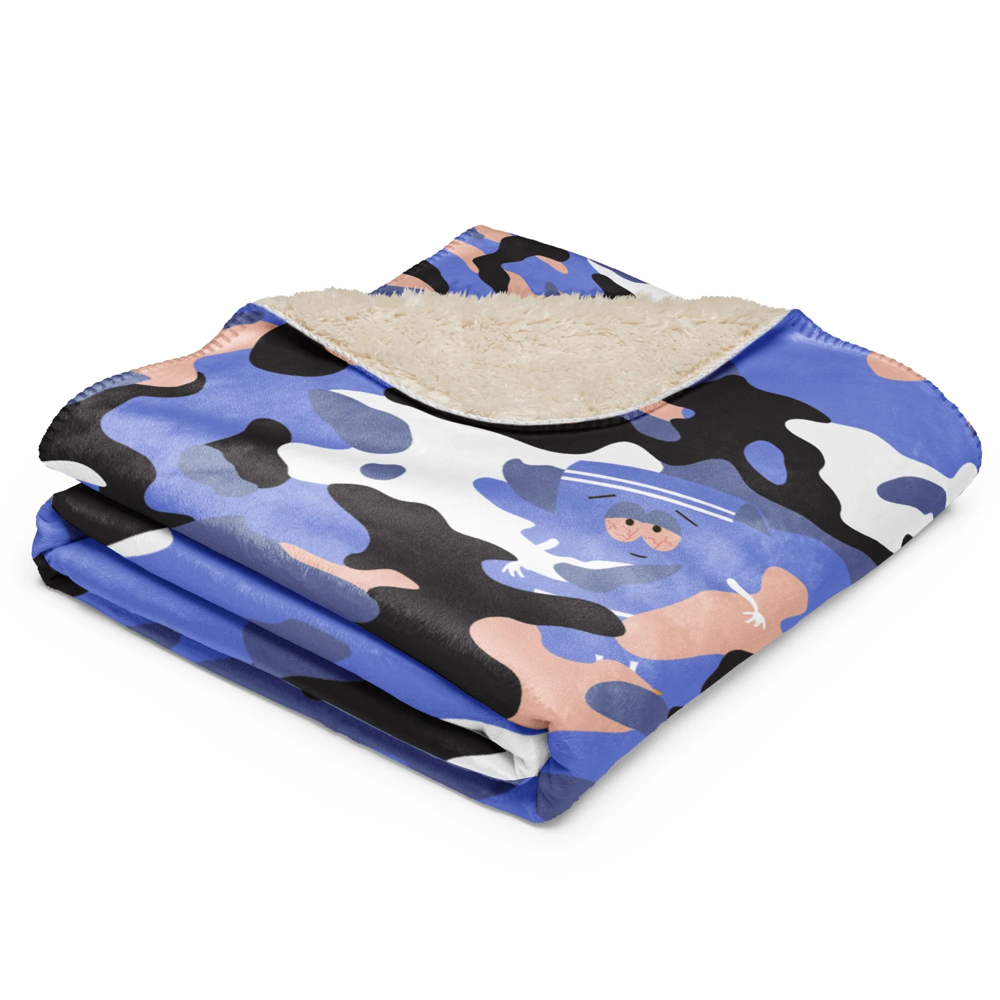 2453-south-park-camo-towelie-sherpa-blanket-5.webp South Park Camo Towelie Sherpa Blanket