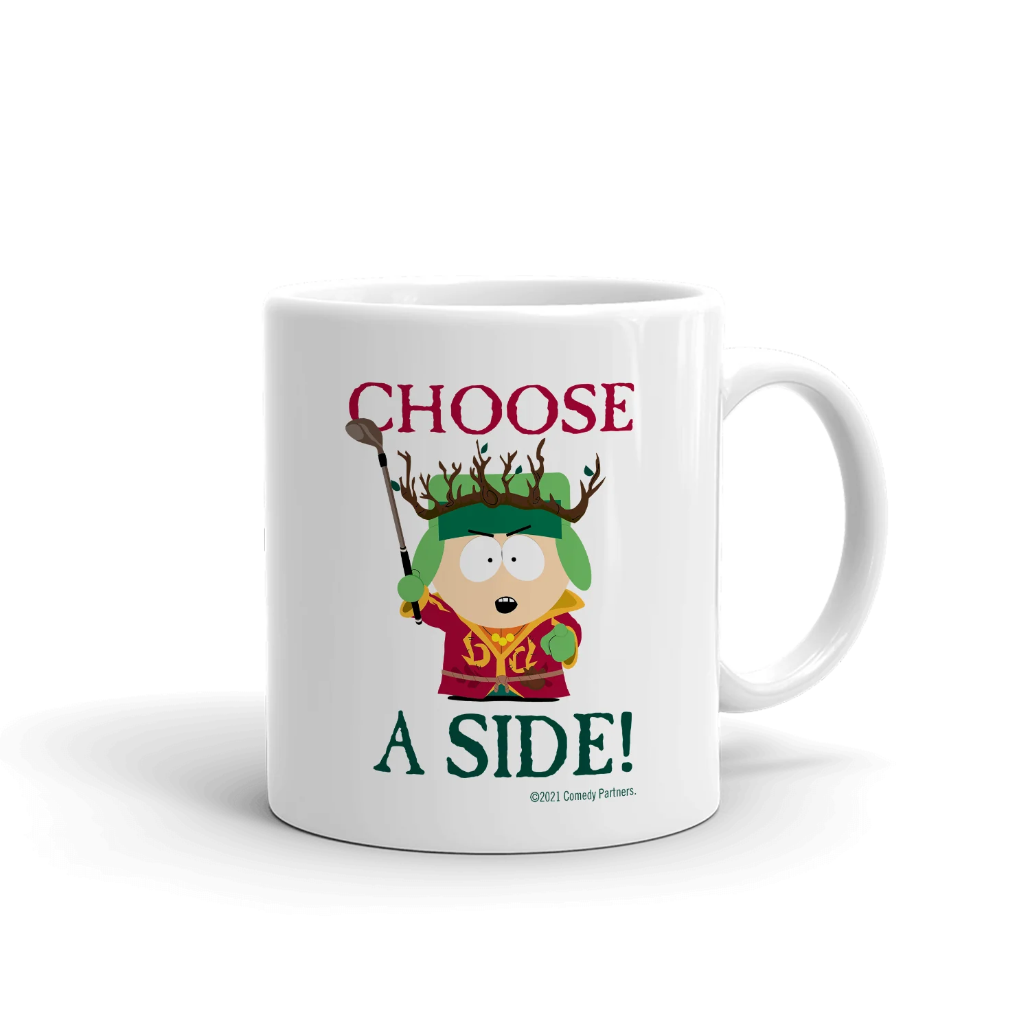 South Park Choose a Side White Mug