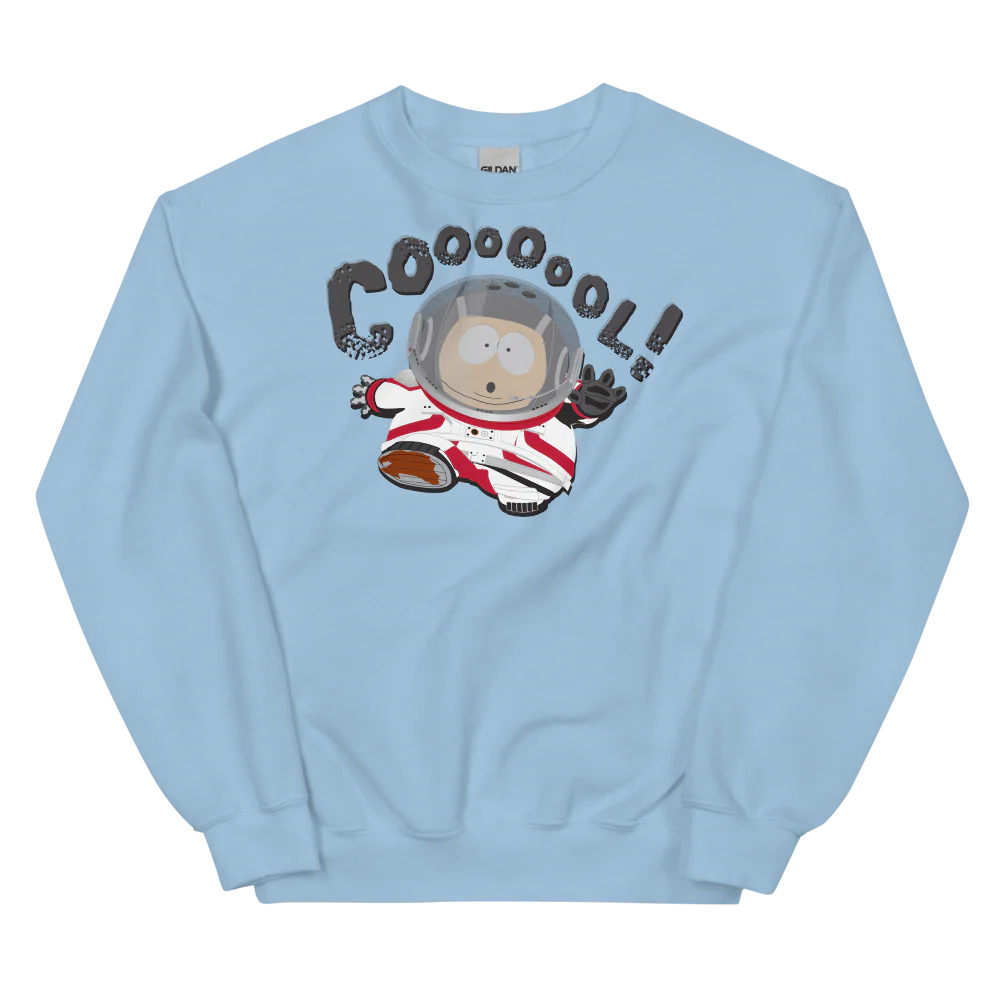South Park Cartman Astronaut Coool! Fleece Crewneck Sweatshirt